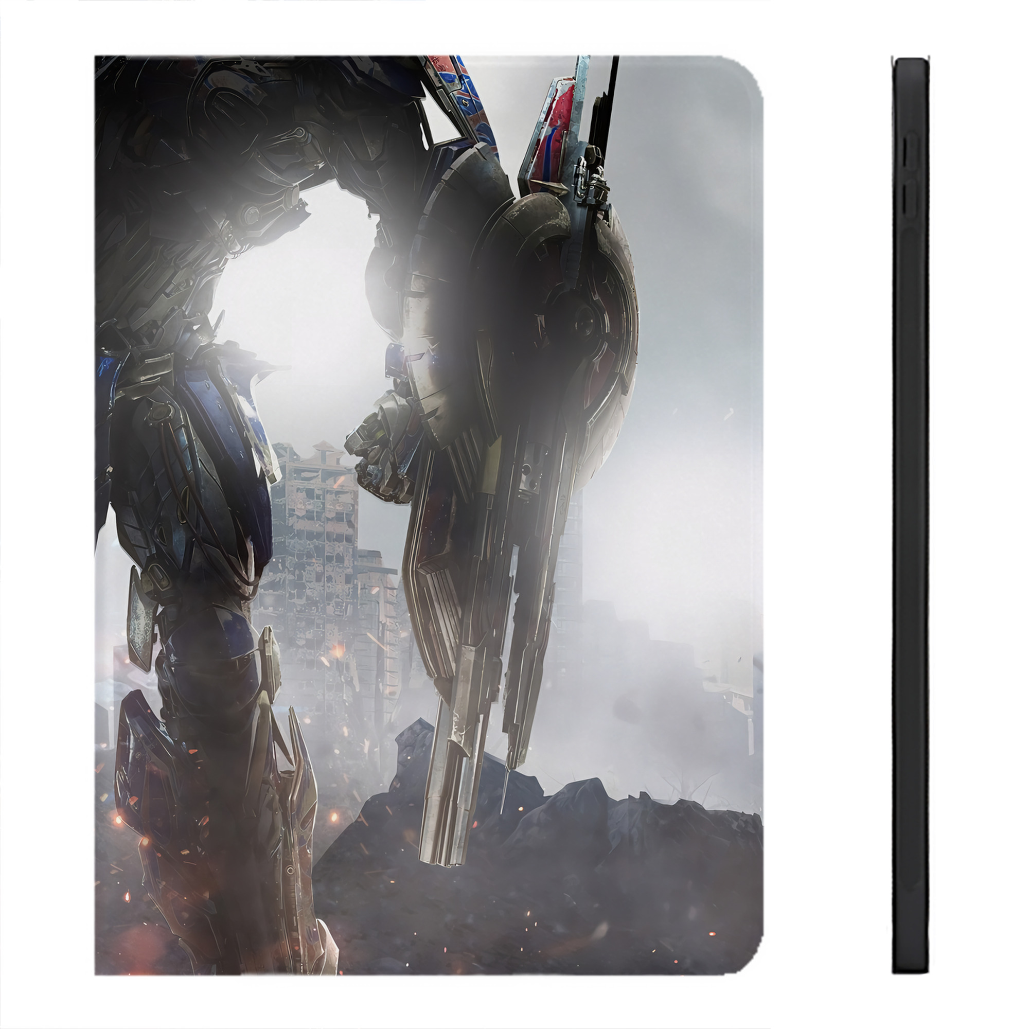 （画像用） Transformers トランスフォーマー IPadケース ペンホルダー付き ブックスタイルデザイン